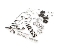 Load image into Gallery viewer, The Stamp Market - Blossoms &amp; Wishes - Stamp Set and Die Set Bundle
