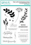 Gina K Designs - With Sympathy Stamp Set