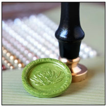 Load image into Gallery viewer, Honey Bee Stamps - Wax Stamper - Water Lily
