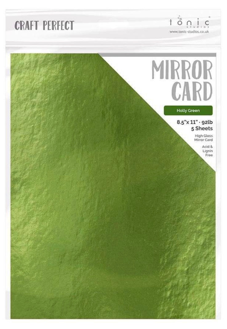 Tonic - Mirror Card Gloss Cardstock - Holly Green
