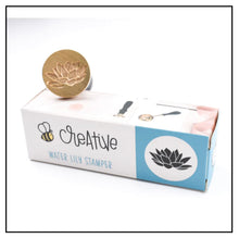 Load image into Gallery viewer, Honey Bee Stamps - Wax Stamper - Water Lily
