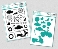 Gina K Designs - Sunny Days 2 - Stamp Set and Die Set Bundle