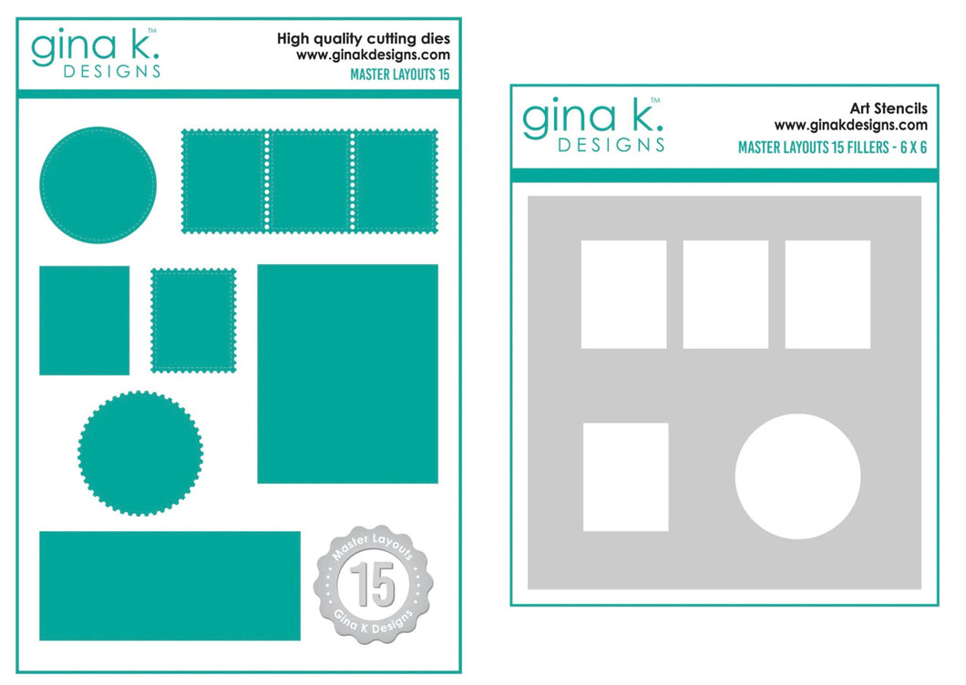 Gina K Designs - Master Layouts 15 Bundle