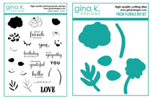 Load image into Gallery viewer, Gina K Designs - Fresh Florals - Stamp Set and Die Set Bundle
