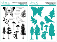 Gina K Designs - Nature Walk - Stamp Set and Die Set Bundle