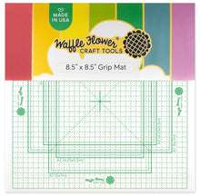 Load image into Gallery viewer, Waffle Flower - 8.5x8.5 Grip Mat
