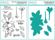 Gina K Designs - Wonderful Watsonia - Stamp Set and Die Set Bundle