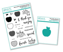 Load image into Gallery viewer, Gina K Designs - Terrific Teacher - Stamp Set and Die Set Bundle
