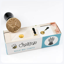 Load image into Gallery viewer, Honey Bee Stamps - Wax Stamper - Wheat

