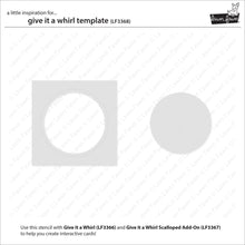 Load image into Gallery viewer, Lawn Fawn - Give It A Whirl Template Stencil
