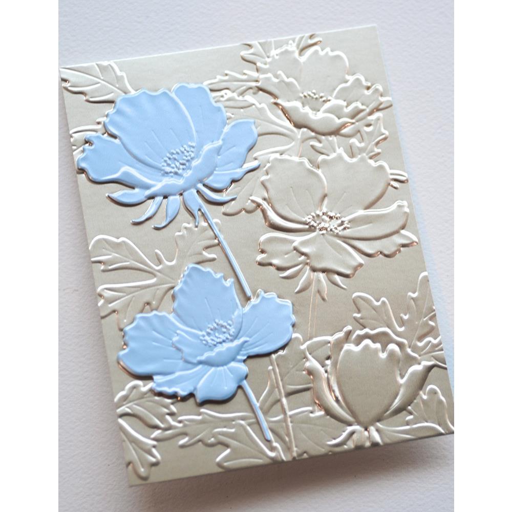 Memory Box - Anemone Bunches - 3D Embossing Folder