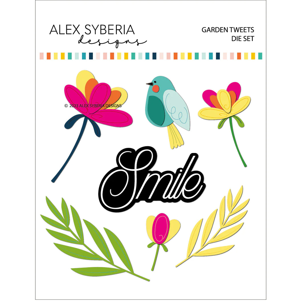 Alex Syberia Designs - Garden Tweets Die Set