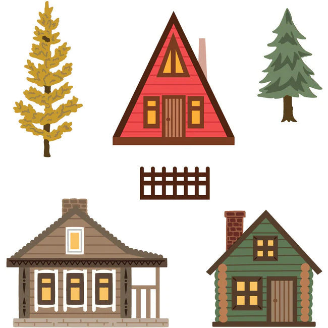 Honey Bee Stamps - Honey Cuts - Summer Cabin