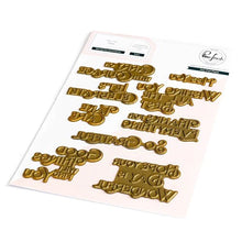 Load image into Gallery viewer, Pinkfresh Studio - Wonderful Sentiments - Stamp Set, Die Set and Hot Foil Plate Bundle
