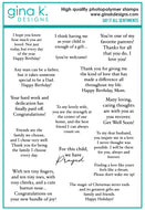 Gina K Designs - Hannah Drapinski - Say It All Sentiments Stamp Set
