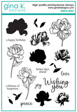 Load image into Gallery viewer, Gina K Designs - Wishful Roses - Stamp Set and Die Set Bundle
