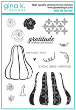 Load image into Gallery viewer, Gina K Designs - Grace and Gratitude - Stamp Set and Die Set Bundle
