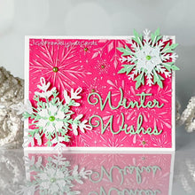 Load image into Gallery viewer, Honey Bee Stamps - Snowflakes - 3D Embossing Folder
