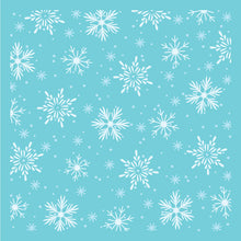 Load image into Gallery viewer, Honey Bee Stamps - Snowflakes Background - Set of 2 Layering Stencils

