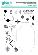 Gina K Designs - Friendship Blooms - Stamp Set and Die Set Bundle