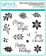 Gina K Designs - Joy to the World Stamp Set