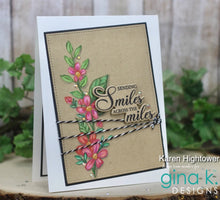Load image into Gallery viewer, Gina K Designs - Smiling Blooms - Stamp Set and Die Set Bundle
