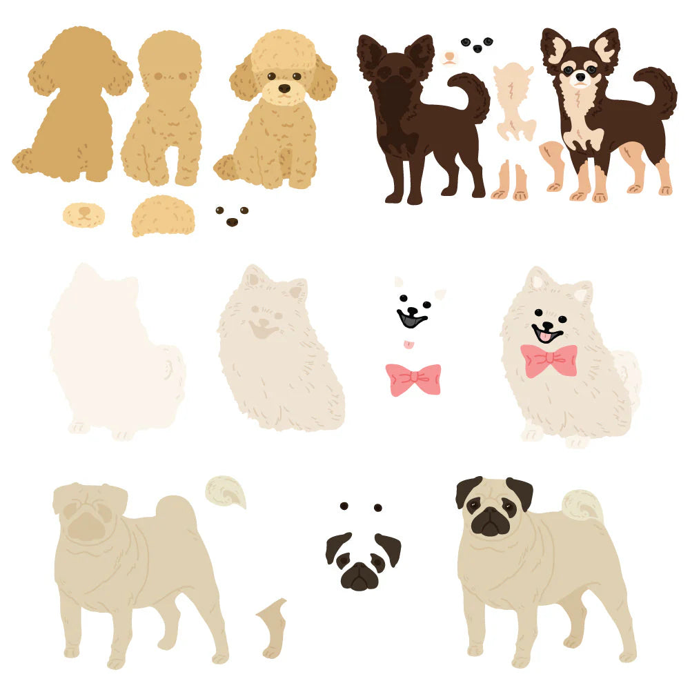 Honey Bee Stamps - Honey Cuts - Lovely Layers: Small Dogs