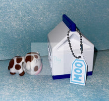 Load image into Gallery viewer, Mini Boop Cow with White Milk Carton
