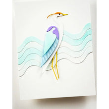 Load image into Gallery viewer, Birch Press Design - Block Print Majestic Heron - Style 57608
