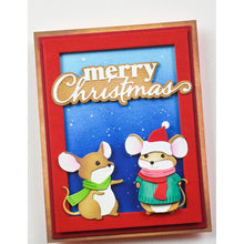 Load image into Gallery viewer, Memory Box - Merry Christmas Stylish Script 94936
