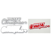 Load image into Gallery viewer, Memory Box - Merry Christmas Stylish Script 94936
