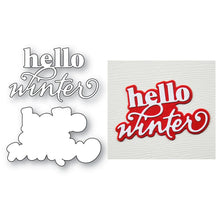 Load image into Gallery viewer, Memory Box - Hello Winter Stylish Script 94929
