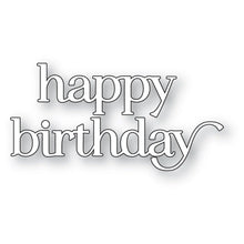 Load image into Gallery viewer, Memory Box - Happy Birthday Chic Script 94871
