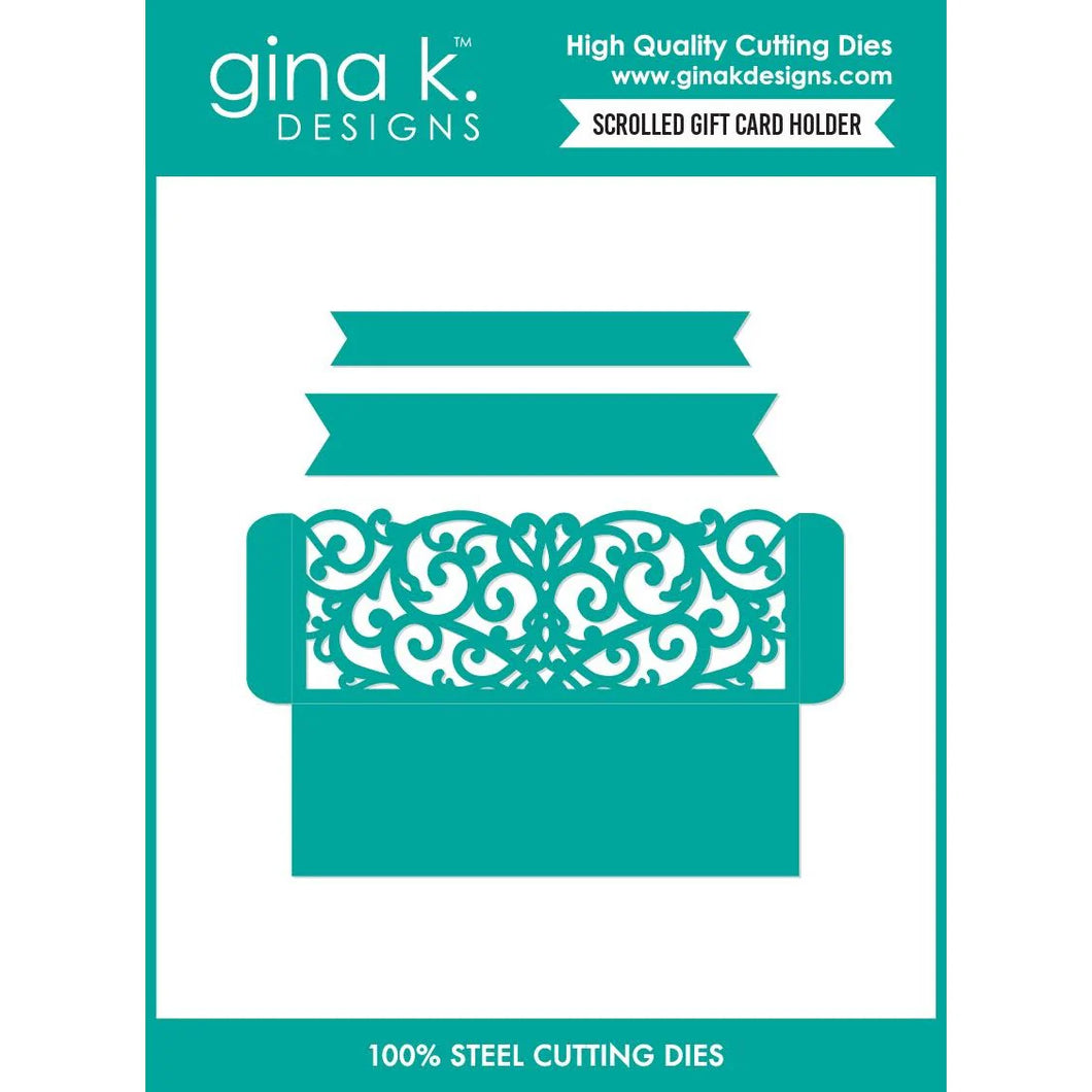 Gina K Designs - Scrolled Gift Card Holder