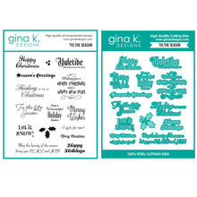 Load image into Gallery viewer, Gina K Designs - Tis The Season - Stamp Set and Die Set Bundle

