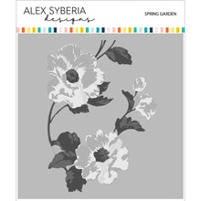 Load image into Gallery viewer, Alex Syberia Designs - Spring Garden - Stamp Set, Die Set and Stencil Set Bundle
