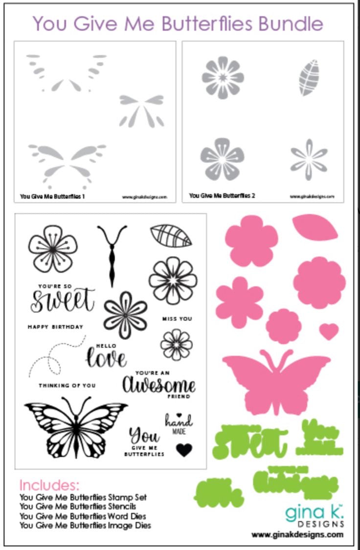 Gina K Designs - You Give Me Butterflies Bundlr