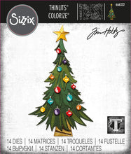 Load image into Gallery viewer, Sizzix - Tim Holtz - Thinlits Dies - Trim A Tree Colorize
