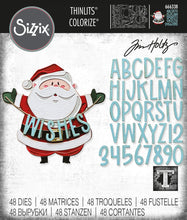 Load image into Gallery viewer, Sizzix - Tim Holtz - Thinlits Dies - Santa Greetings Colorize
