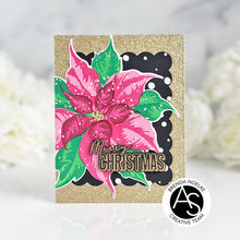 Load image into Gallery viewer, Alex Syberia Designs - Festive Poinsettia - Stamp Set, Die Set and Stencil Set Bundle
