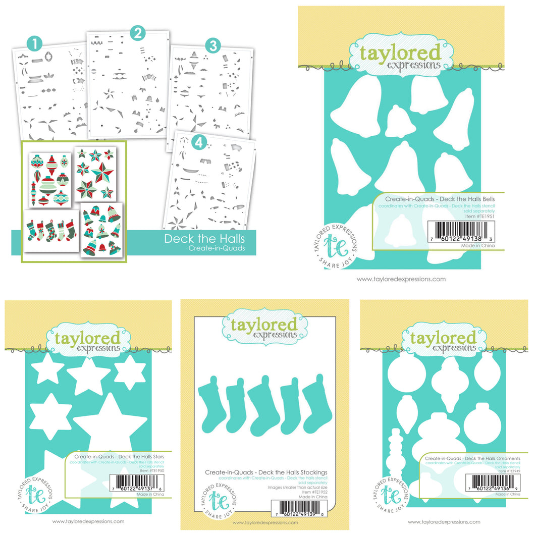 Taylored Expressions - Create-in-Quads Bundle - Deck The Halls