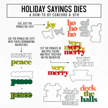 Load image into Gallery viewer, Concord &amp; 9th - Holiday Sayings Dies
