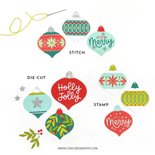 Load image into Gallery viewer, Concord &amp; 9th - Ornament Stamp &amp; Stitch - Stamp and Die Bundle
