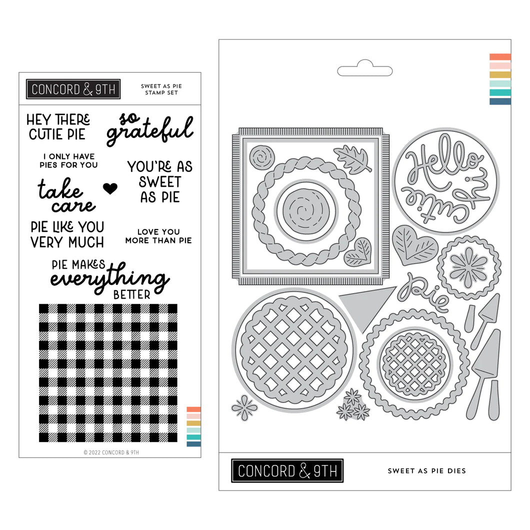 Concord & 9th - Sweet As Pie - Stamp and Die Bundle