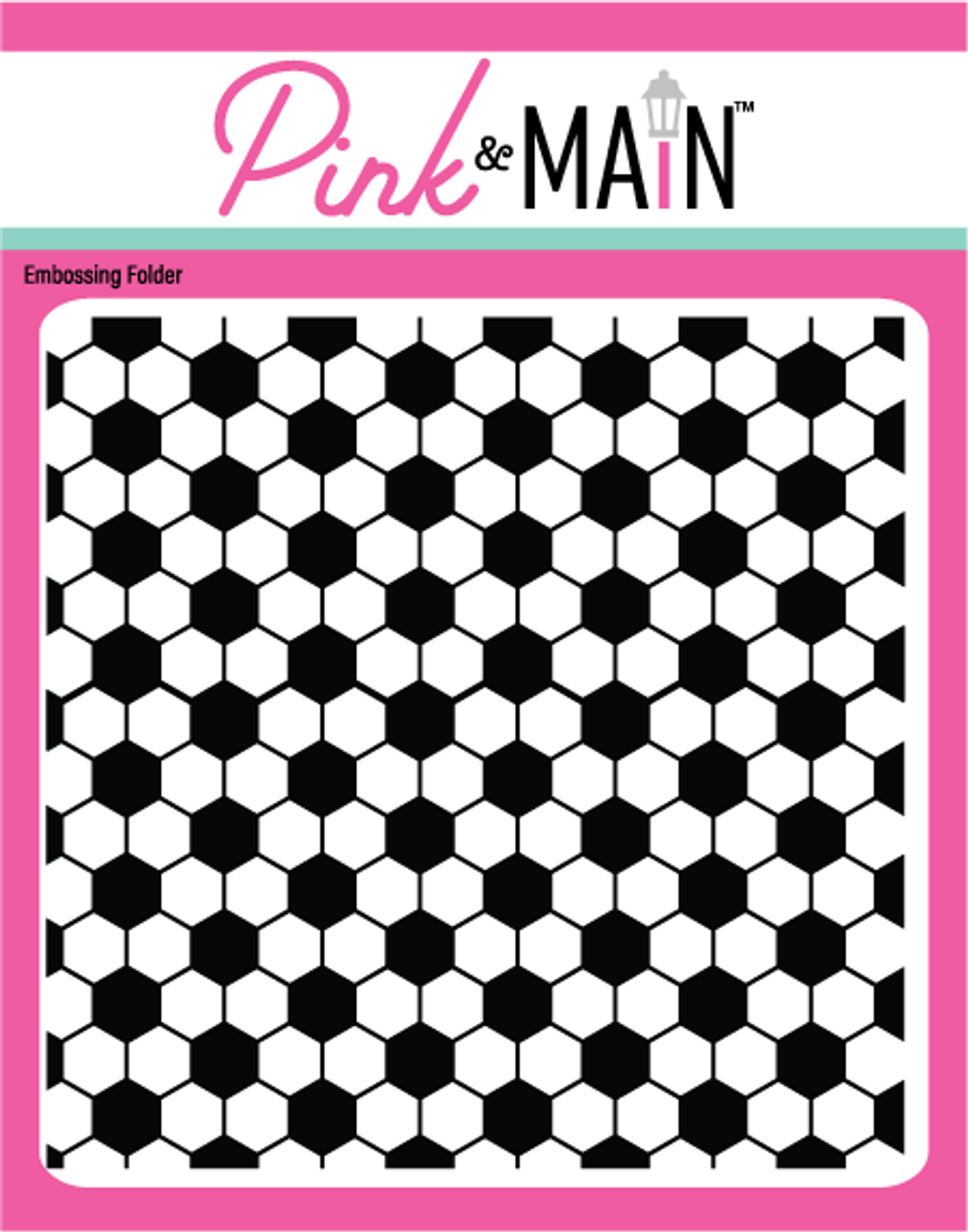 Pink and Main - Hex Tiles 6x6 Embossing Folder