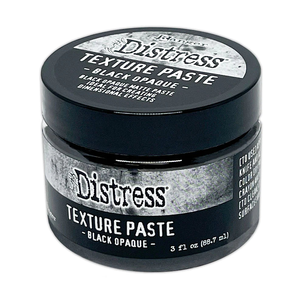Tim Holtz - Distress Halloween Texture Paste - Black Opaque