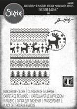 Load image into Gallery viewer, Sizzix - Tim Holtz - Texture Fades Embossing Folder - Holiday Knit
