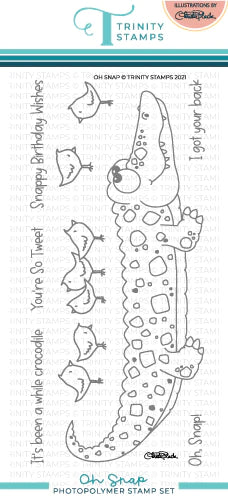 Trinity Stamps - Oh Snap - Stamp Set and Die Set Bundle