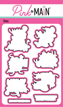 Load image into Gallery viewer, Pink and Main - Well Wishes - Stamp Set and Die Set Bundle
