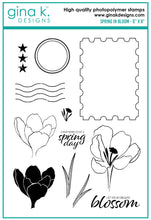 Load image into Gallery viewer, Gina K Designs - Spring in Bloom - Stamp Set and Die Set Bundle
